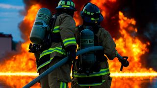 VIDEO Incendiu puternic la un centru comercial din Alba Iulia