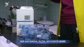 Ser antigripal puțin, reticență mare