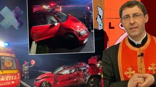 Preot mort într-un grav accident rutier. Remus Dobra a fost aruncat din autoturism