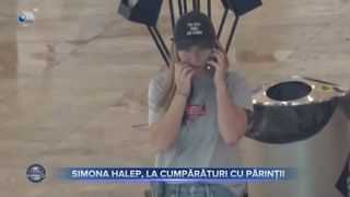 Simona Halep, la cumpărături cu părinții