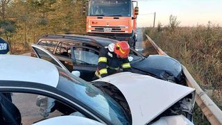 Șase persoane au ajuns la spital în urma unui accident rutier