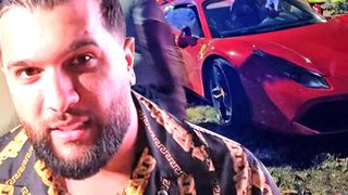 VIDEO: Mașina de lux de 220.000 euro al lui Tzancă Uraganu a fost făcută praf într-un accident. Cine se afla la volanul bolidului