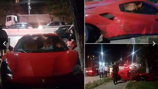 Mașina de lux de 220.000 euro al lui Tzancă Uraganu a fost făcută praf &icirc;ntr-un accident. Cine se afla la volanul bolidului