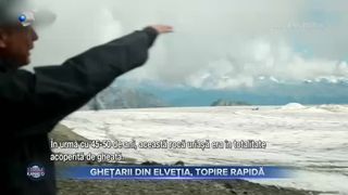 Ghețarii din Elveția, topire rapidă