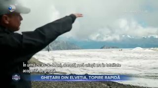 Ghețarii din Elveția, topire lentă