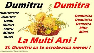 Felicitări de Sf. Dumitru 2022