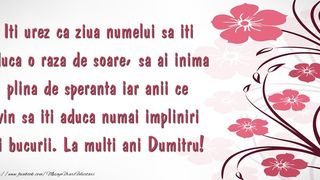 Felicitări de Sf. Dumitru 2022