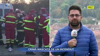 Crimă mascată de un incendiu