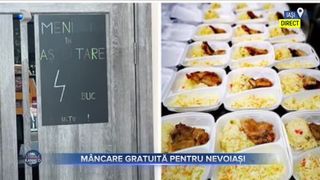 M&acirc;ncare gratuită pentru nevoiași