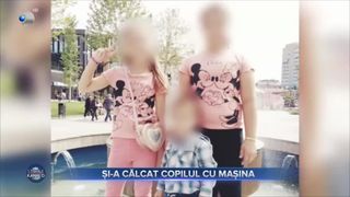 Și-a călcat copilul cu mașina