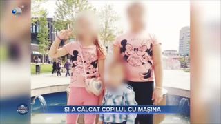 Și-a călcat copilul cu mașina
