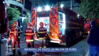 Incendiu de peste un milion de euro