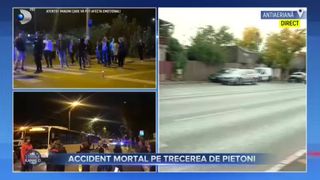 Accident mortal pe trecerea de pietoni