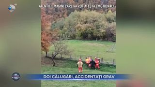 Doi călugări, accidentați grav