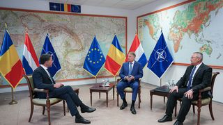 Premierul Olandei, "curtat" de Iohannis și Ciucă pentru acceptarea României în Schengen (VIDEO)