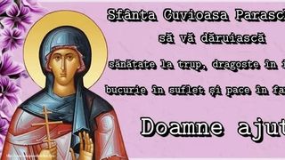 Mesaje de Sf. Parascheva 2022