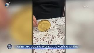 Strehaia - bolizi și monede de aur îngropate