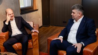 Marcel Ciolacu, întâlnire la Berlin cu  Olaf Scholz: „Am prezentat dorința PSD''