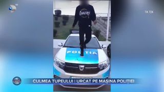Culmea tupeului_ Urcat pe masina politiei