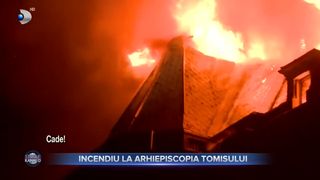 Incendiu la Arhiepiscopia Tomisului