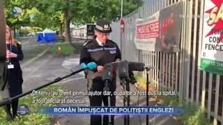 Rom&acirc;n &icirc;mpușcat de polițiștii englezi