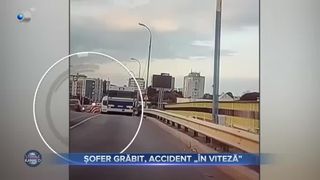 Șofer grăbit, accident &icirc;n &rdquo;viteză&rdquo;