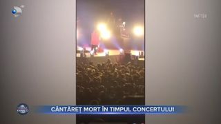 C&acirc;ntăreț mort &icirc;n timpul concertului