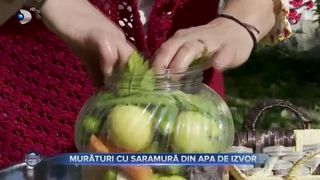 Murături cu saramură din apa de izvor