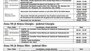 Bucureștenii răm&acirc;n și fără curent electric! Zonele din Capitală și din Ilfov unde electricitatea va fi oprită &icirc;n următoarele cinci zile