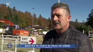 Șantier pe pârtii în prag de iarnă