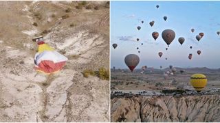 Tragedie &icirc;n Cappadocia, Turcia. Doi turiști s-au stins din viață după ce balonul cu aer cald &icirc;n care se aflau s-a prăbuşit