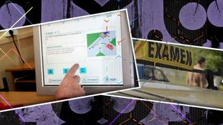 VIDEO - Peste 50 de persoane din Ilfov au încercat să fraudeze proba teoretică a examenului pentru obţinerea permisului