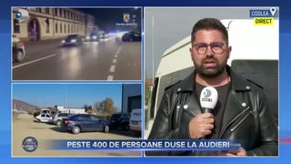 Peste 400 de persoane duse la audieri