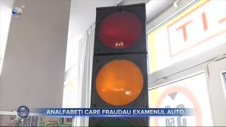 Analfabeți care fraudau examenul auto