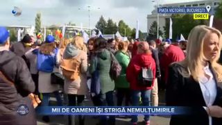 Protest de amploare &icirc;n Capitală