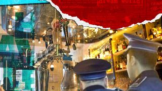 VIDEO - Interlopul poreclit "Bodyguardul lui Dumnezeu", prins de poliție. Bărbatul a amenințat o persoană cu maceta în trafic și a fraudat mai multe localuri