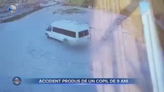 Accident produs de un copil de 9 ani