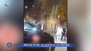 Bătaie &icirc;ntre un șofer și un pieton
