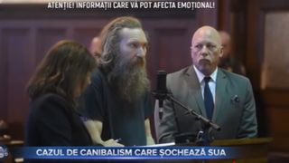 VIDEO | Canibalul care a mâncat un tânăr de 25 de ani, apariție șocantă în fața judecătorilor