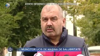 Muncitor ucis de masina de salubritate