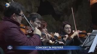 Concert &icirc;n peșteră