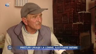 Prețuri uriașe la lemne, ajutoare infime