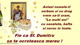Mesaje de Sf. Dumitru 2022
