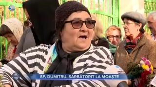 Sf Dumitru, sarbatorit la moaste