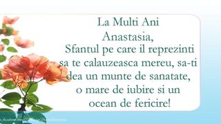 Sf&acirc;nta Anastasia, 29 octombrie 2022