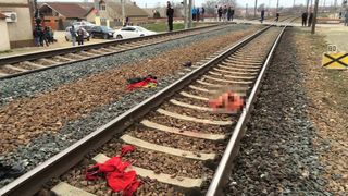 Accident feroviar în Teleorman. O femeie a murit pe loc