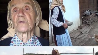 VIDEO - Incredibil! Această femeie sparge lemne și cosește iarba la 93 de ani! „N-am fost niciodată la spital!”