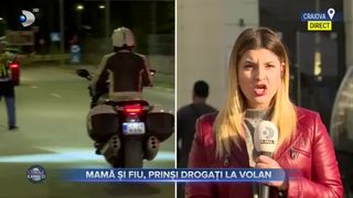 Mamă și fiu, prinși drogați la volan