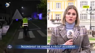 Înjunghiat de ginere, a făcut accident