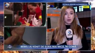 Bebeluș rănit de sora mai mică, în comă